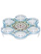 Pomegranate Mandala Rosh Hashanah Seder Plate by Dorit Judaica