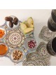 Pomegranate Mandala Rosh Hashanah Seder Plate by Dorit Judaica