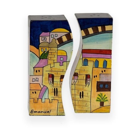 Yair Emanuel Salt & Pepper Shaker - Jerusalem