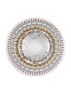 Dorit Judaica Colorful Mandala with Pomegranates Honey Dish for Rosh H
