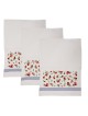 Embroidered Pomegranate Set of 3 Netilat Yadayim Towels by Yair Emanue