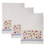 Embroidered Pomegranate Set of 3 Netilat Yadayim Towels by Yair Emanue