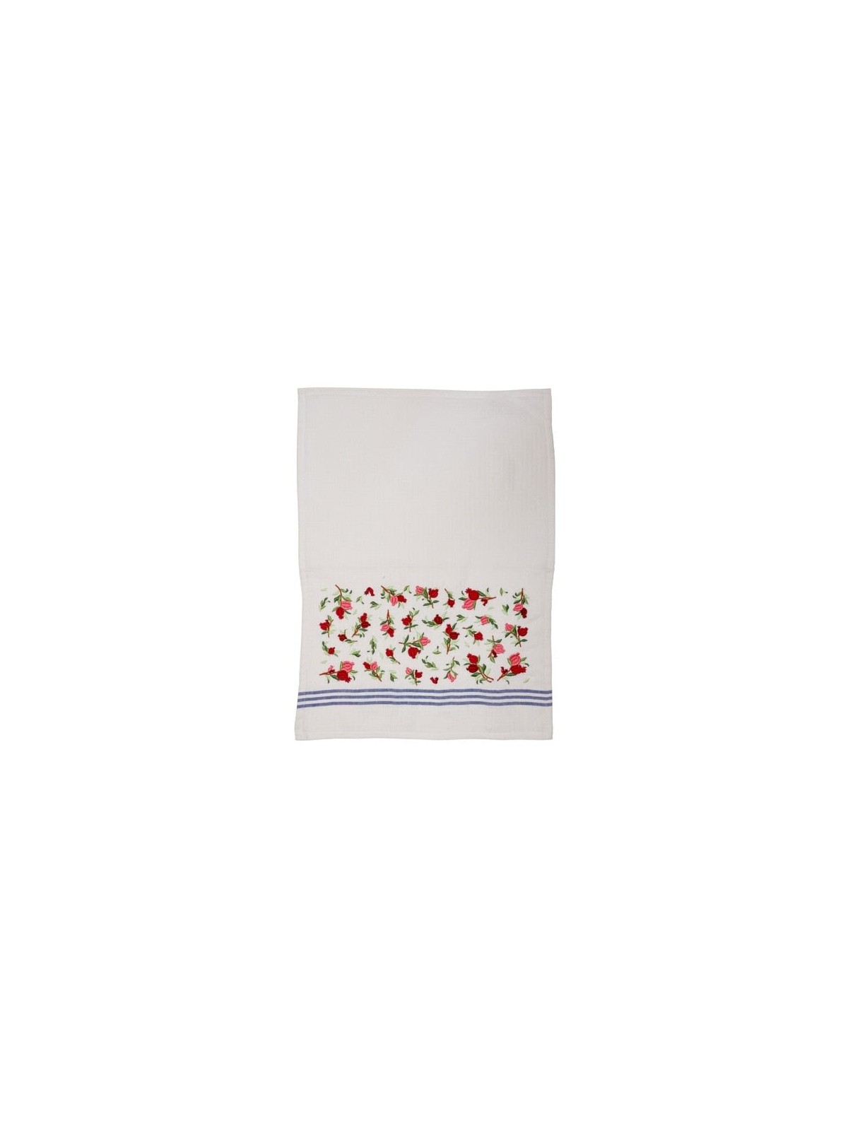 Embroidered Pomegranate Set of 3 Netilat Yadayim Towels by Yair Emanue