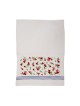 Embroidered Pomegranate Set of 3 Netilat Yadayim Towels by Yair Emanue