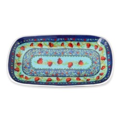 Aluminum Pomegranate Serving Tray by Yair Emanuel
