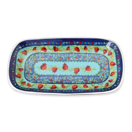 Aluminum Pomegranate Serving Tray by Yair Emanuel