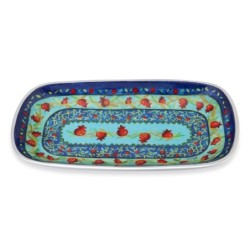 Aluminum Pomegranate Serving Tray by Yair Emanuel