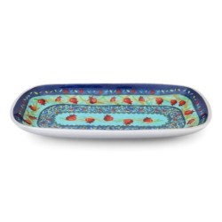 Aluminum Pomegranate Serving Tray by Yair Emanuel