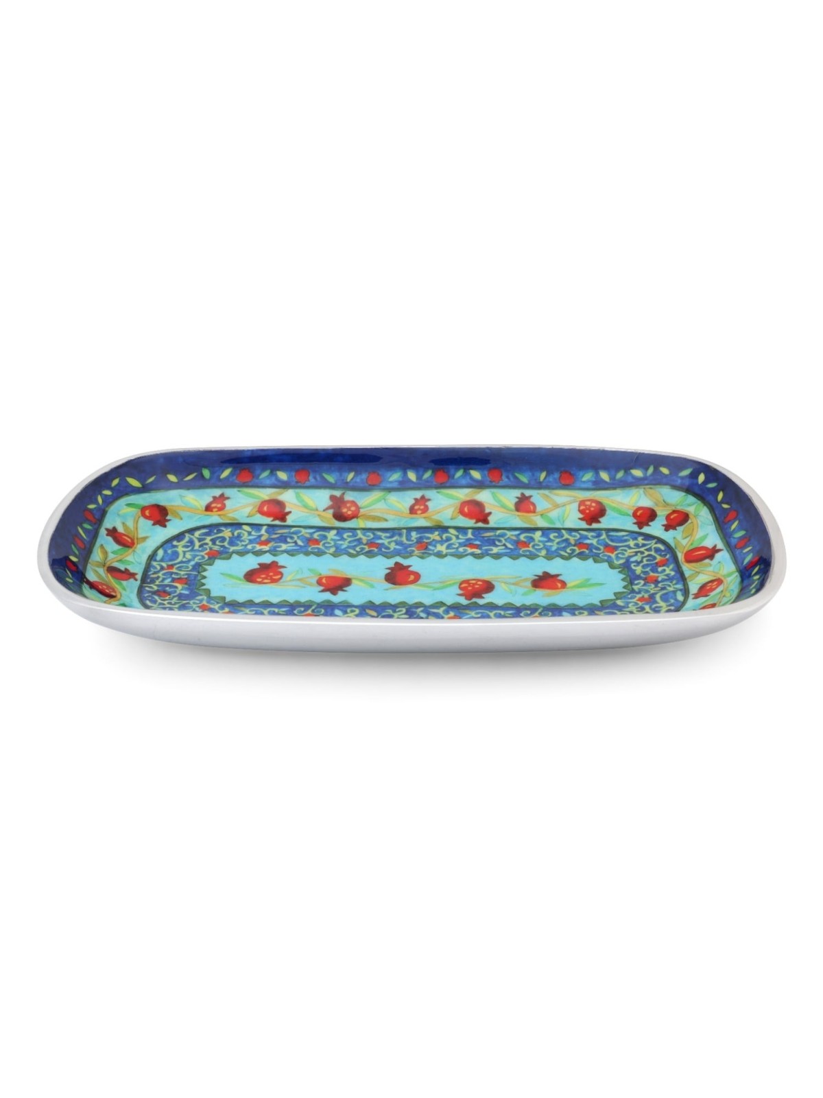 Aluminum Pomegranate Serving Tray by Yair Emanuel