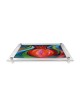 Jordana Klein Pomegranate Large Glass Challah Tray