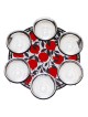 Pomegranate Design Rosh Hashanah Seder Plate by Dorit Judaica