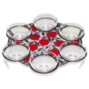 Pomegranate Design Rosh Hashanah Seder Plate by Dorit Judaica