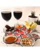 Pomegranate Design Rosh Hashanah Seder Plate by Dorit Judaica