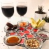 Pomegranate Design Rosh Hashanah Seder Plate by Dorit Judaica