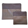 Faux Leather Tallit and Tefillin Bag Set Ch... | Talit & Tefillin Bags