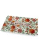 Tempered Glass Challah Board with Floral & Pomegranate Design by Dorit