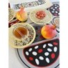 Dorit Judaica Stainless Steel & Glass Honey Dish for Rosh Hashanah- Mo