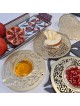 Dorit Judaica Stainless Steel & Glass Honey Dish for Rosh Hashanah- Mo