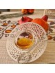 Dorit Judaica Stainless Steel & Glass Honey Dish for Rosh Hashanah- Mo