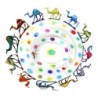 David Gerstein Signed Fruit Bowl: Camels