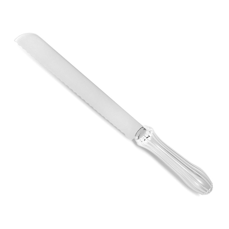 Silver-Plated Challah Knife 'Bellagio' by Hazorfim