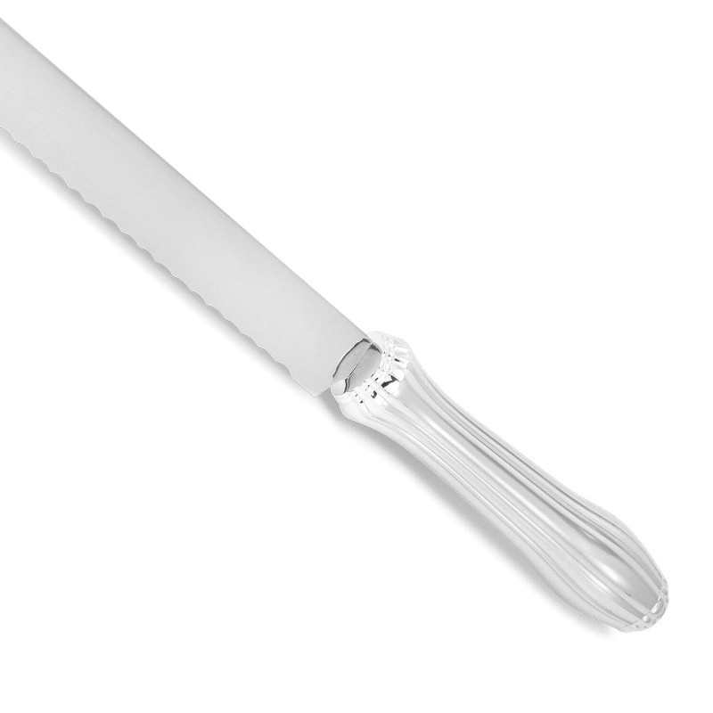 Silver-Plated Challah Knife 'Bellagio' by Hazorfim