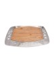 Yair Emanuel Wooden Challah Board With Pomegranate Design
