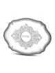 Silver-Plated Wood HaMotzi Challah Board by Hazorfim