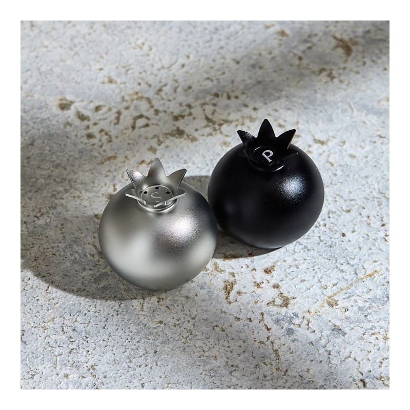 Pomegranate Salt and Pepper Shaker Set by Akilov Design