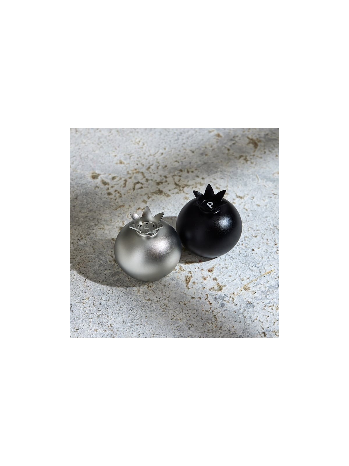 Pomegranate Salt and Pepper Shaker Set by Akilov Design