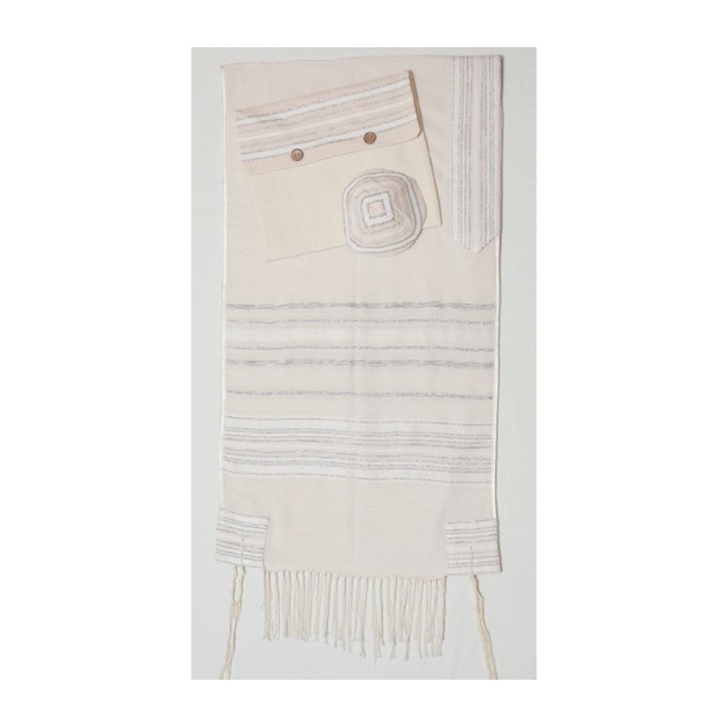 Weaving Creation Hand Woven Tallit Keter ... | Weaving Creation Tallit