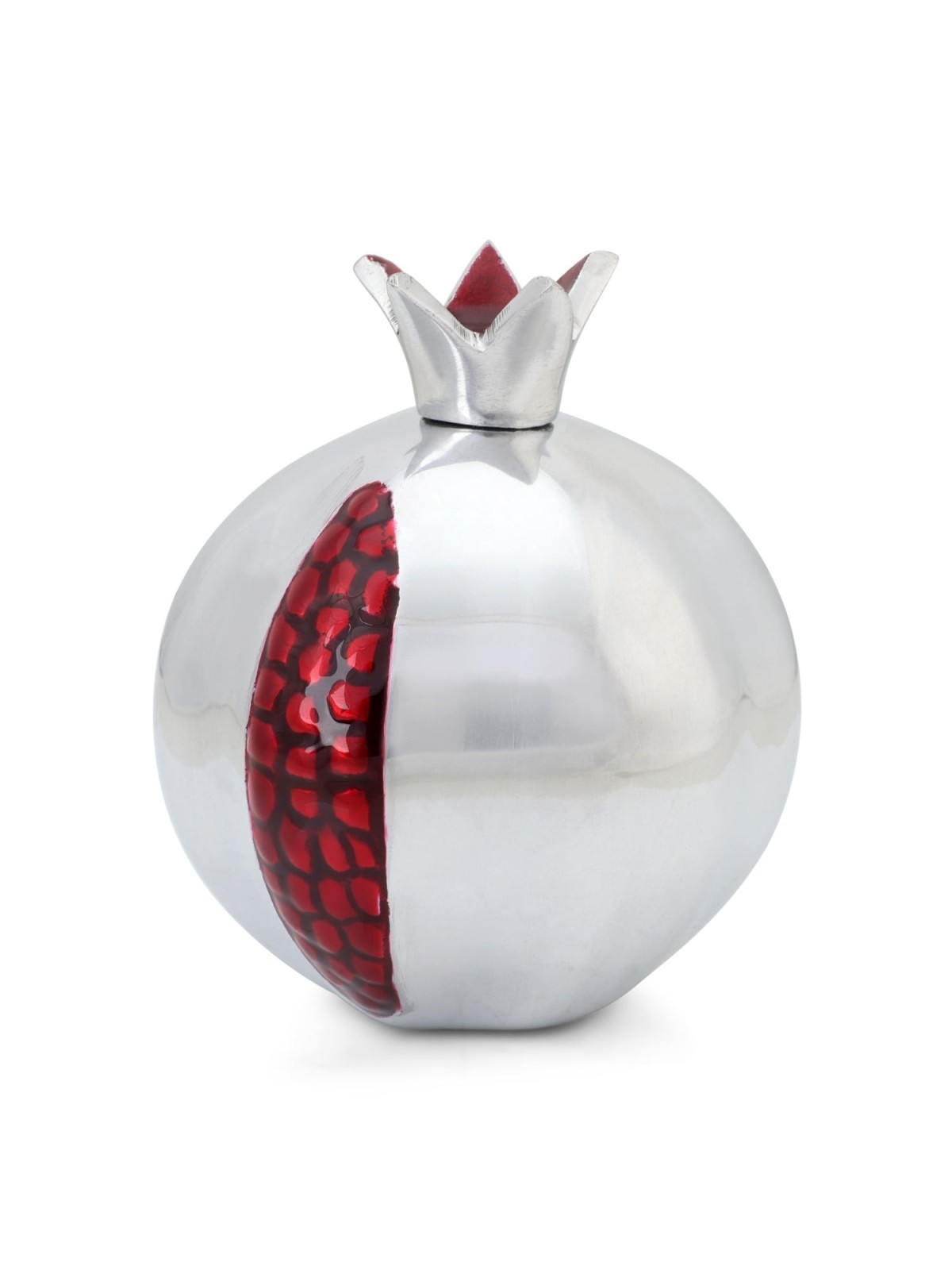 Aluminum Silver and Red Pomegranate