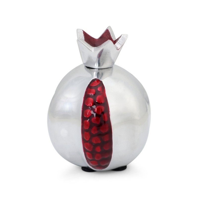 Aluminum Silver and Red Pomegranate