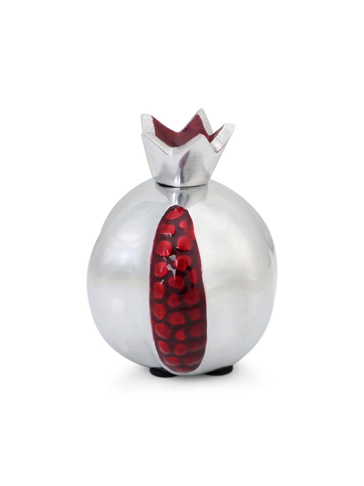 Aluminum Silver and Red Pomegranate