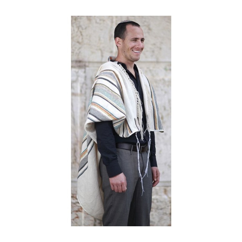 Weaving Creation Hand Woven Tallit Yesod ... | Weaving Creation Tallit