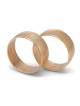 Gold-Plated Napkin Rings Set of 6 by Hazorfim