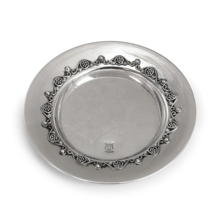 Traditional Yemenite Art Refined Handcrafted Sterling Silver Kiddush C