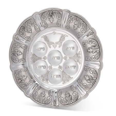 Passover Seder Plate Odelia by Hazorfim in 925 Sterling Silver