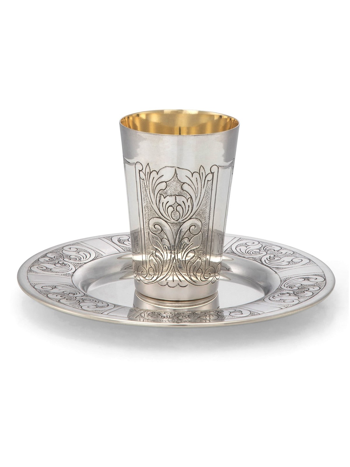 Hazorfim Silver-Plated Kiddush Cup