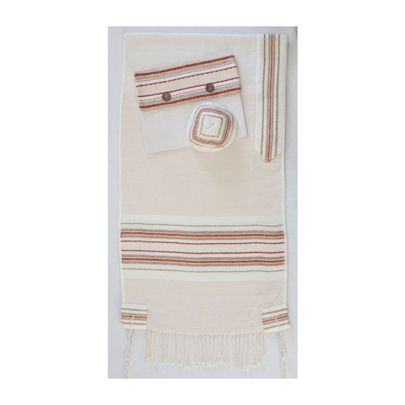 Weaving Creation Hand Woven Tallit Daat K... | Weaving Creation Tallit