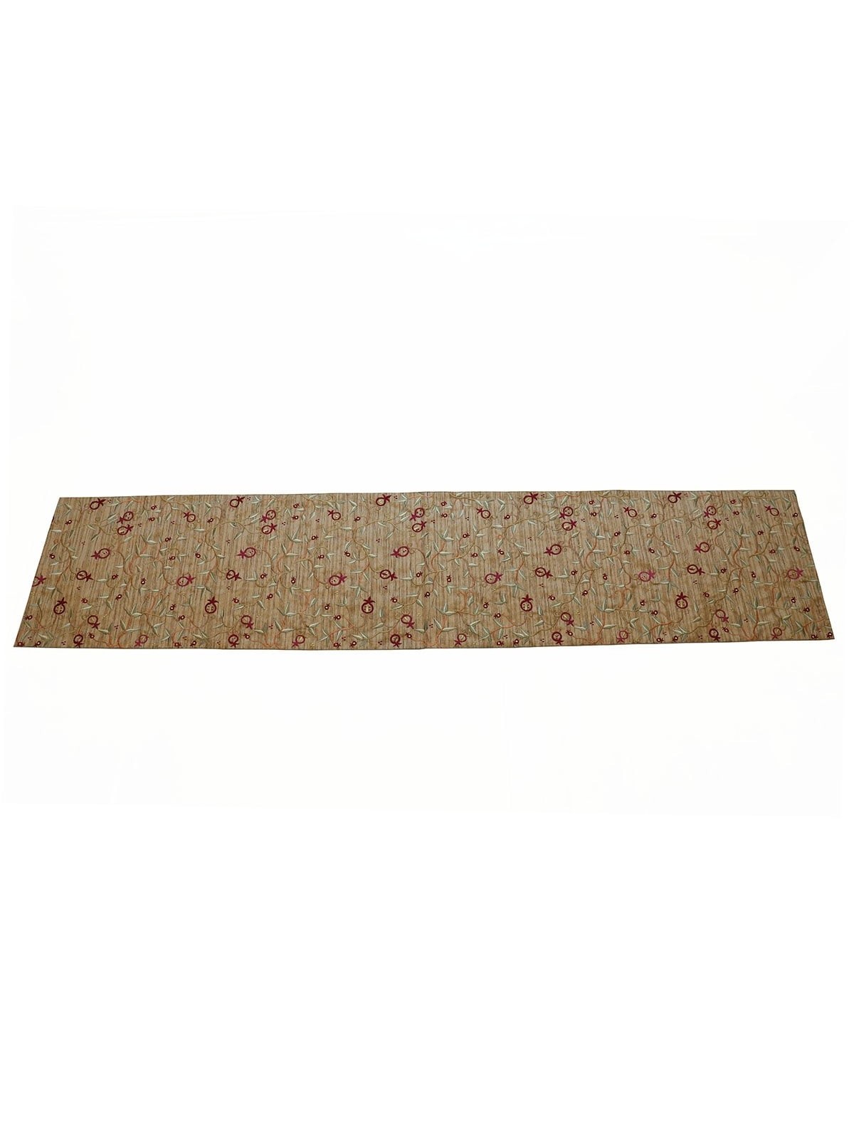 Pomegranates: Yair Emanuel Embroidered Runner (Gold)