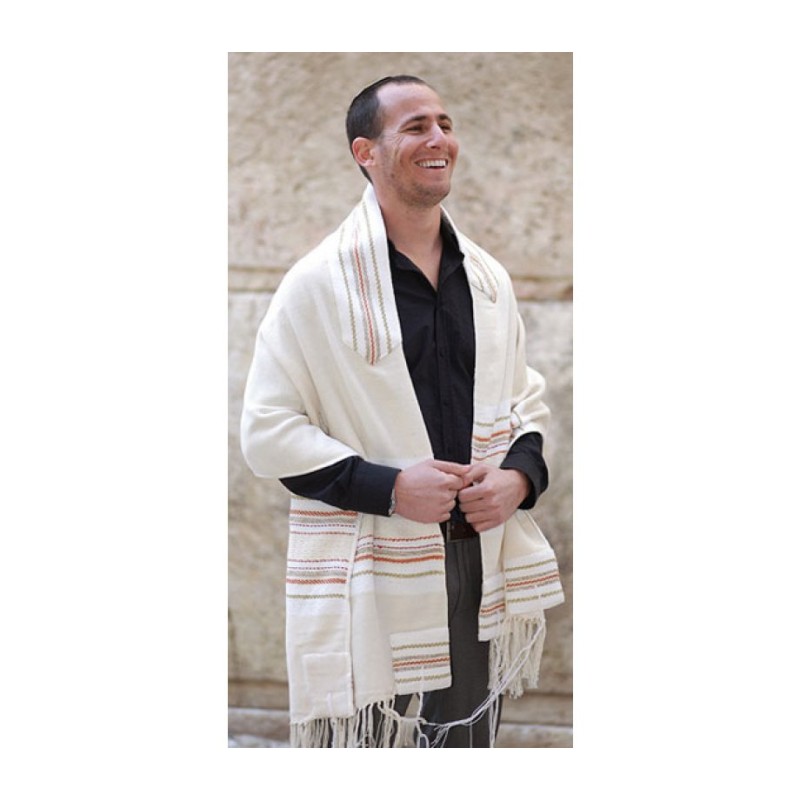 Weaving Creation Hand Woven Tallit Daat K... | Weaving Creation Tallit