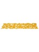 Dorit Judaica Felt Pomegranate Table Runner - Mustard