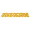 Dorit Judaica Felt Pomegranate Table Runner - Mustard