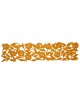 Dorit Judaica Felt Pomegranate Table Runner - Mustard