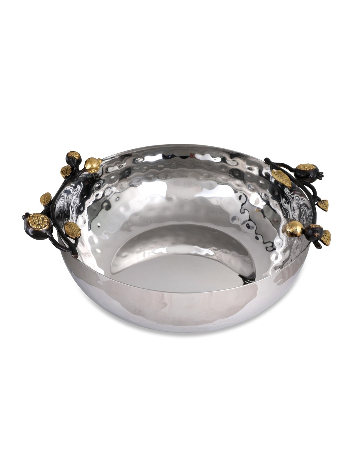 Yair Emanuel Stainless Steel Pomegranate Bowl - Large