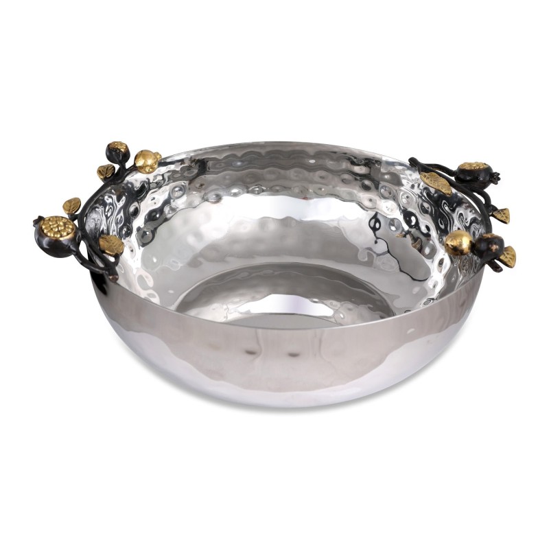Yair Emanuel Stainless Steel Pomegranate Bowl - Large