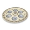 Floral Passover Seder Plate - Choice of Color