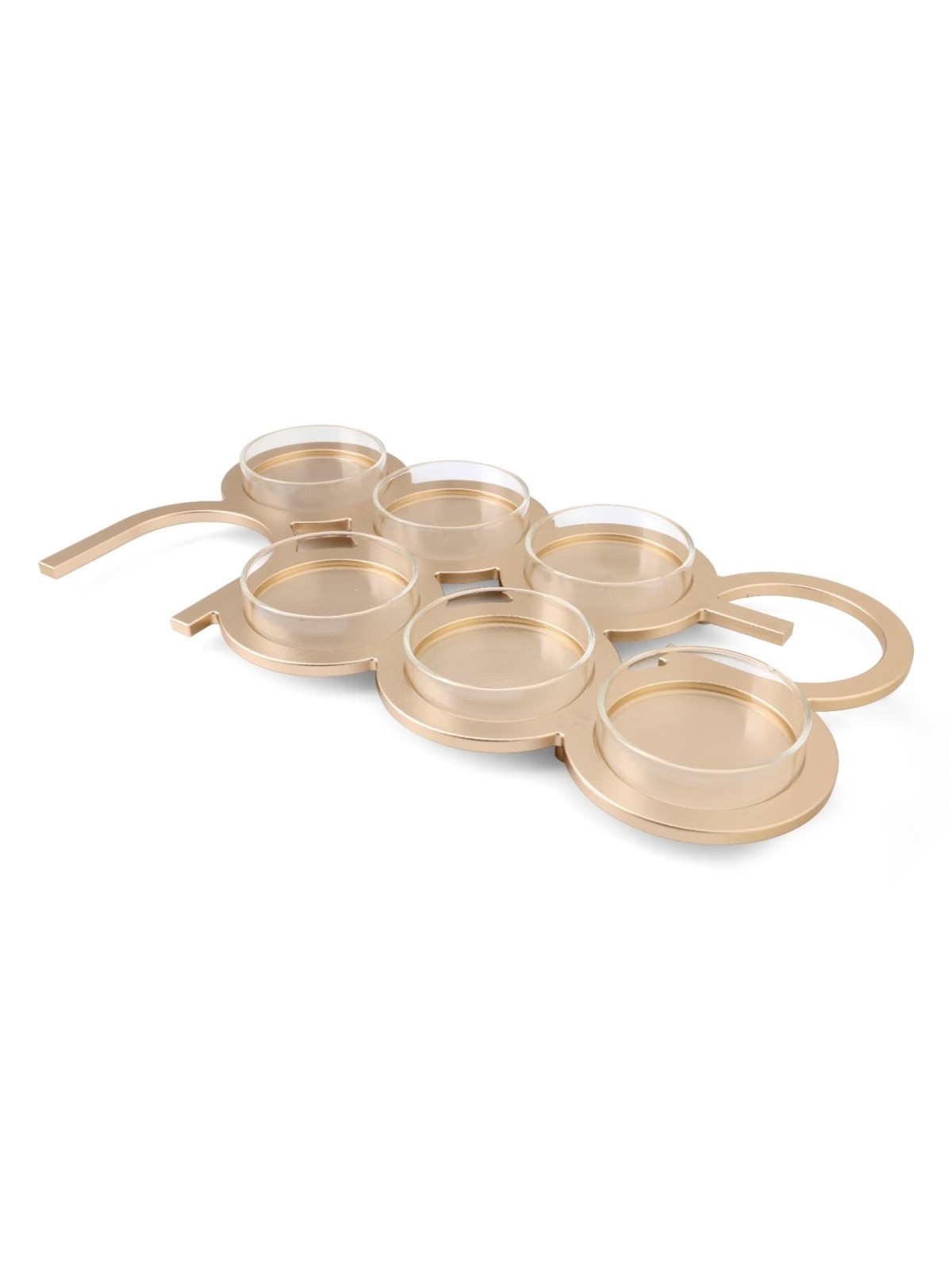 Modern Rectangular Passover Seder Plate with Hebrew Letters Design