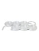 Modern Rectangular Passover Seder Plate with Hebrew Letters Design